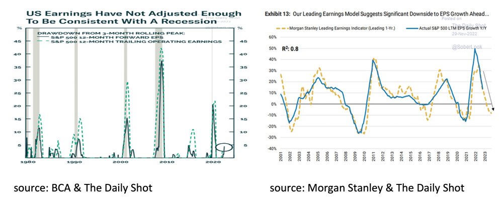 US earnings have not adjusted enough
